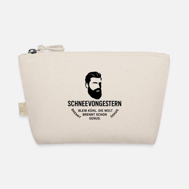 Portrait de tête de barbe avec graphiques de texte (SnowFromYesterday) Trousse biologique