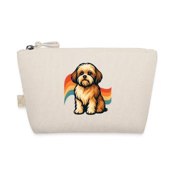 Shih Tzu Dog With Rainbow In The Background - Organic Pouch - nature - Front