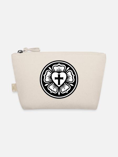 Lutheran Rose - Organic Pouch - nature - Front