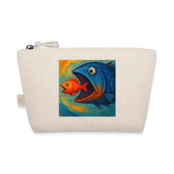 Blue Sea Fish in Search of Red Fish - Organic Pouch - nature - Front