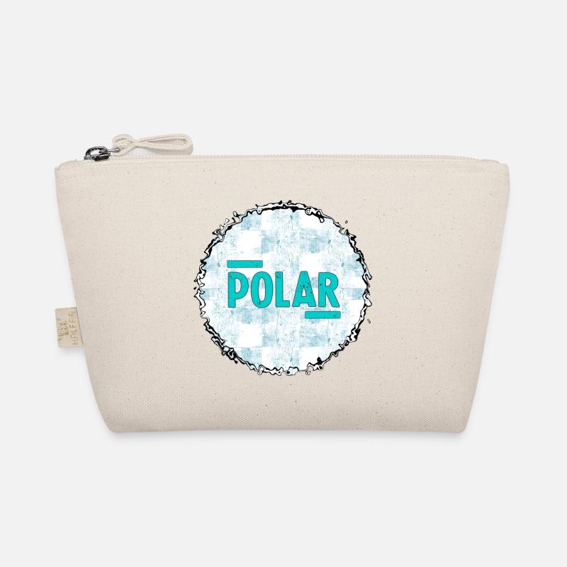 Polar Block Muster Bio-Täschchen