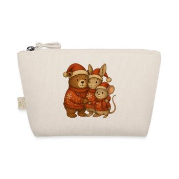 hase_Maus_Baer - Organic Pouch - nature - Front