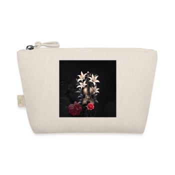 Violon en lys et roses de nuit - Trousse biologique - nature - Devant