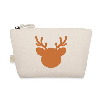 RENTIER WEIHNACHTEN - Bio-Täschchen - Natur - Vorne