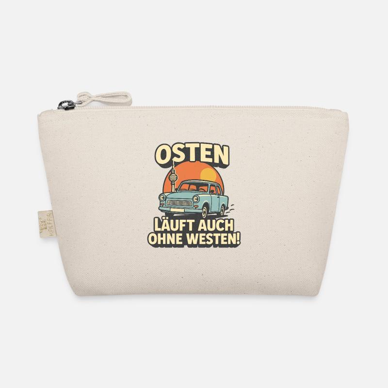 Osten läuft auch ohne Westen - Bio-Täschchen - Natur