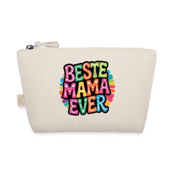 Beste Mama Ever bunt - Bio-Täschchen - Natur - Vorne
