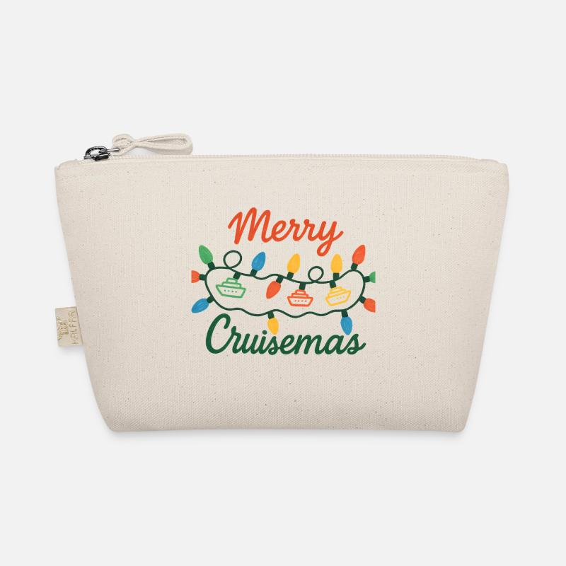 Merry Cruise Christmas Lights Organic Pouch