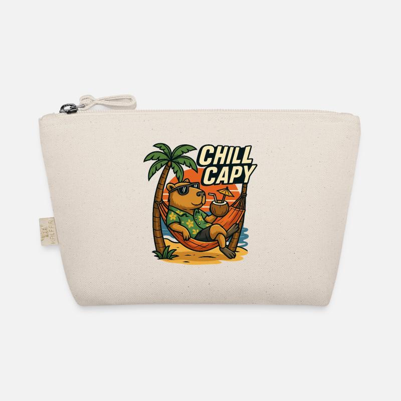 Chill Capy – Capybara de plage Trousse biologique