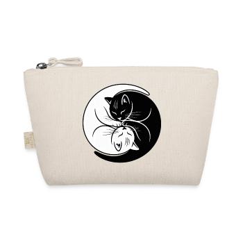 Yin-Yang Chats Noir Blanc Symbole d’Harmonie - Trousse biologique - nature - Devant