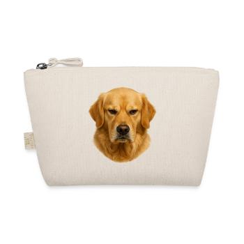 Golden Retriever Head Portrait - Organic Pouch - nature - Front