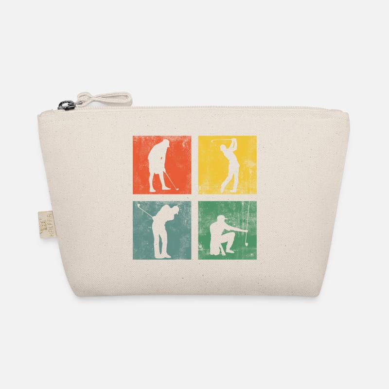 Golfspieler Golfer Golf Golfen Geschenk - Bio-Täschchen - Natur
