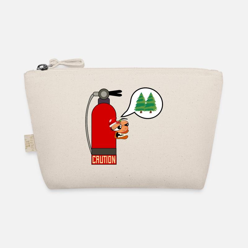 CAUTION CHRISTMAS TREE FIRE Organic Pouch