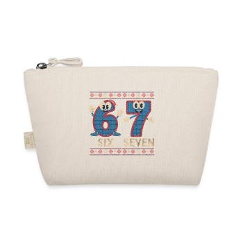 6 7 Six Seven Memes – Christmas - Organic Pouch - nature - Front