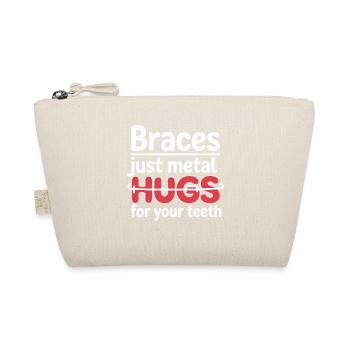 Brace Journey Smile Fortschritt Kunst - Bio-Täschchen - Natur - Vorne