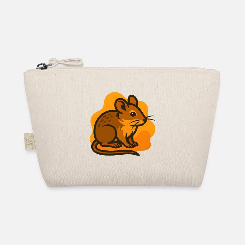 Maus im Sonnenhintergrund Bio-Täschchen