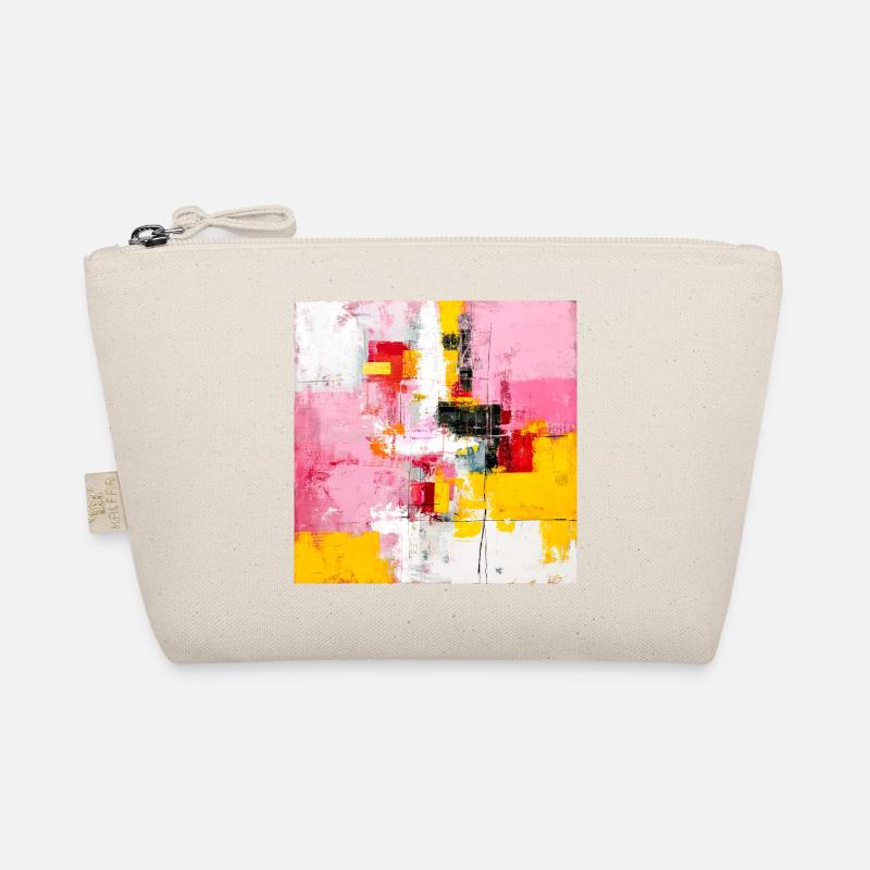 Blocs de couleur abstraits Rose Jaune Trousse biologique