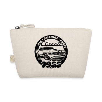 70th Birthday - Classic Musclecar 12/1955 - Organic Pouch - nature - Front