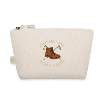 Accro a la rando Cadeau Femme Original Randonneuse - Trousse biologique - nature - Devant
