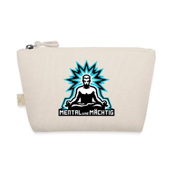 Mental und Mächtig man - Organic Pouch - nature - Front
