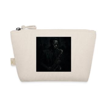 Deep Black Night Saxophone - Organic Pouch - nature - Front