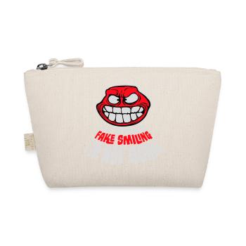 If It Involves Fake Smiling I'm Not Going Saying - Organic Pouch - nature - Front