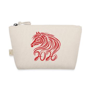 Chinese New year of the Horse 2026 - Organic Pouch - nature - Front