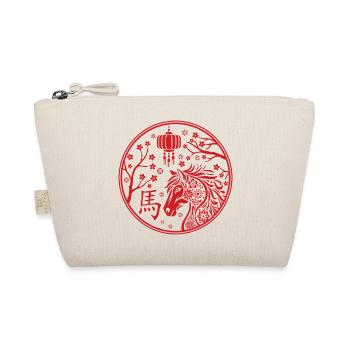 Chinese New year of the Horse 2026 - Organic Pouch - nature - Front
