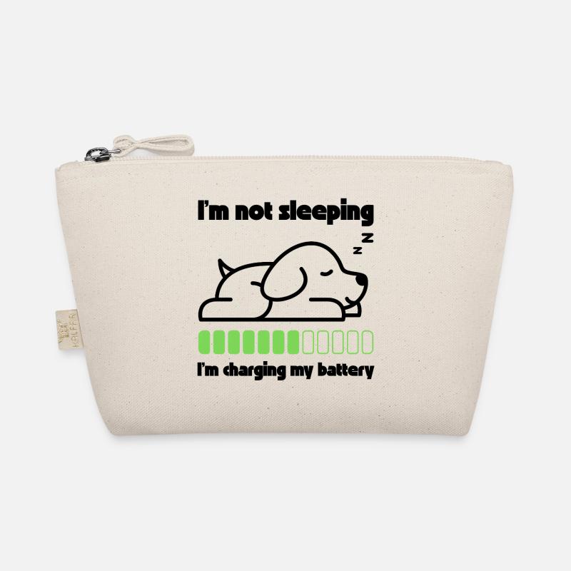 Sleeping dog recharges its battery Organic Pouch