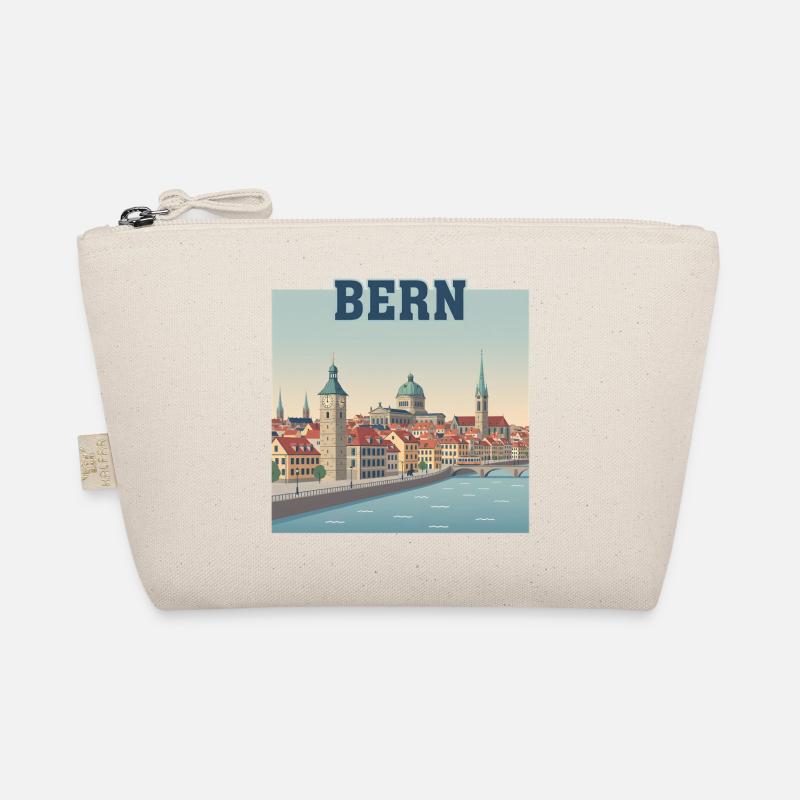 Bern Riverside Cityscape Organic Pouch