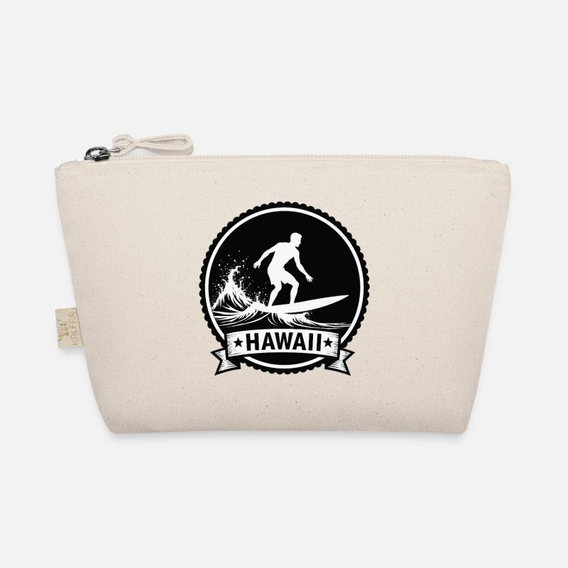 Hawaii Surf Wave Badge Bio-Täschchen