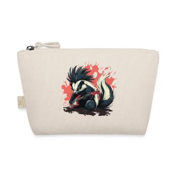 Punk Skunk avec guitare basse - Trousse biologique - nature - Devant