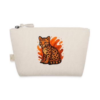 Flaming Ocelot - Organic Pouch - nature - Front