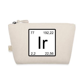 Iridium symbol in the periodic table - Organic Pouch - nature - Front