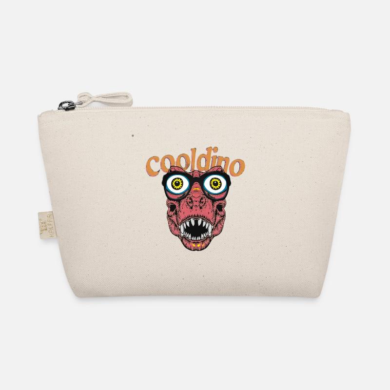 Cool Dino with Glasses Organic Pouch