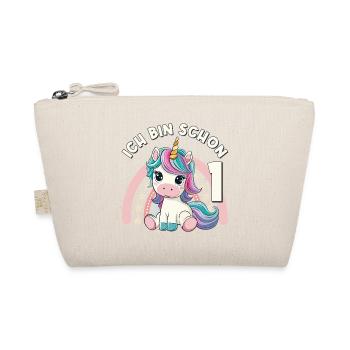 1er anniversaire Licorne Arc-en-ciel Mignon Mignon - Trousse biologique - nature - Devant