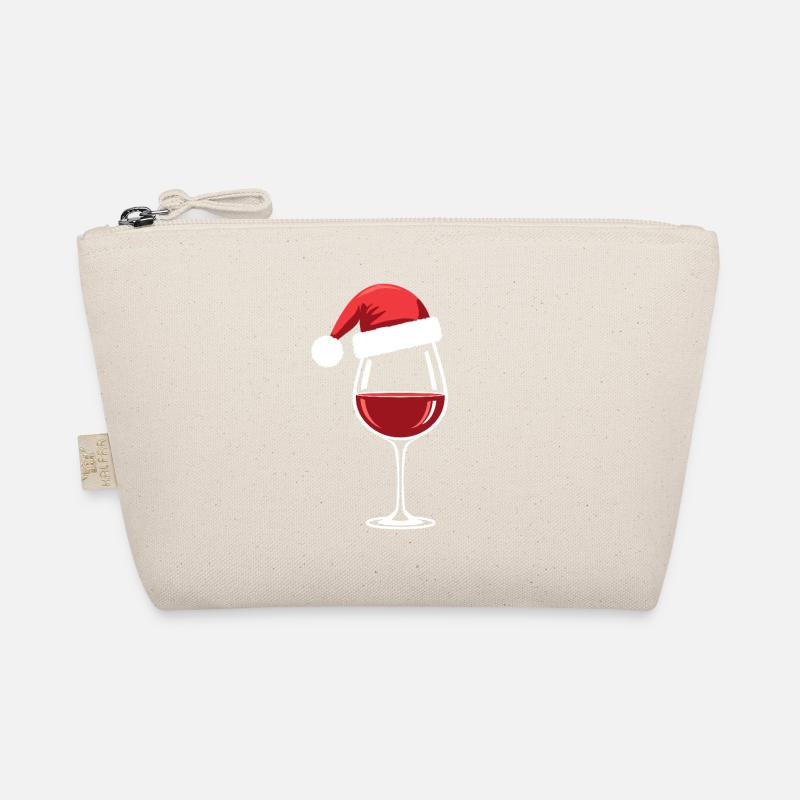 Frohe Weihnachten Weinglas Weinnachten Bio-Täschchen
