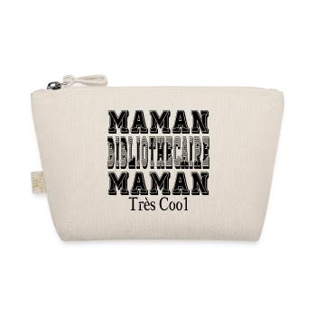 Mama Bibliothekarin Mama Sehr Cool - Bio-Täschchen - Natur - Vorne