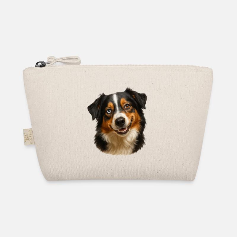 Portrait de chien look bicolore Trousse biologique