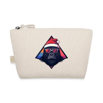 Gorilla Santa Neon Triangle - Bio-Täschchen - Natur - Vorne