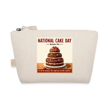 National Cake Day – Feiertags-Schokotorte - Bio-Täschchen - Natur - Vorne
