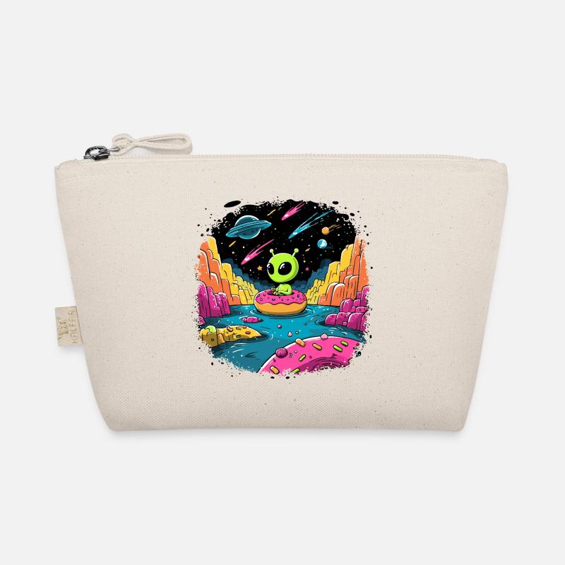 Petit extraterrestre sur beignet dans un cosmos coloré Trousse biologique