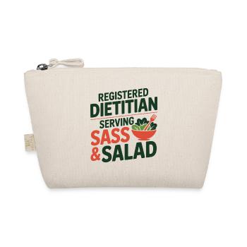 Registrierter Ernährungsberater für Sass & Salat - Bio-Täschchen - Natur - Vorne