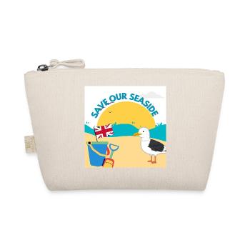 Save Our Seaside Illustration - Organic Pouch - nature - Front