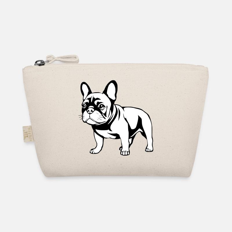 Bouledogue français noir et blanc Trousse biologique