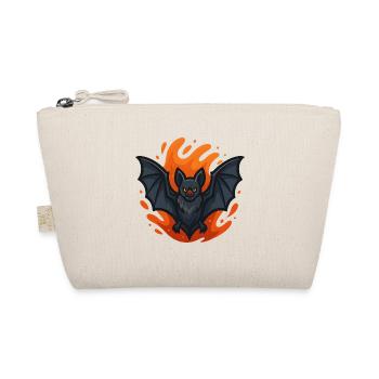 Vampire Bat Emblem - Organic Pouch - nature - Front
