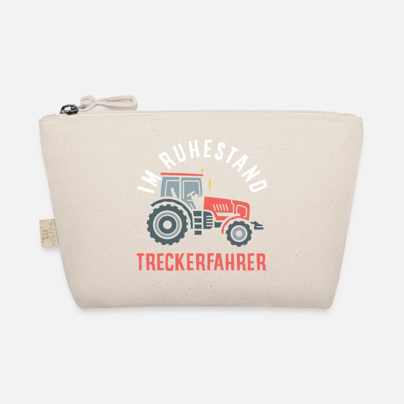 Tractor Driver Retirement Profession Pension Funny Organic Pouch