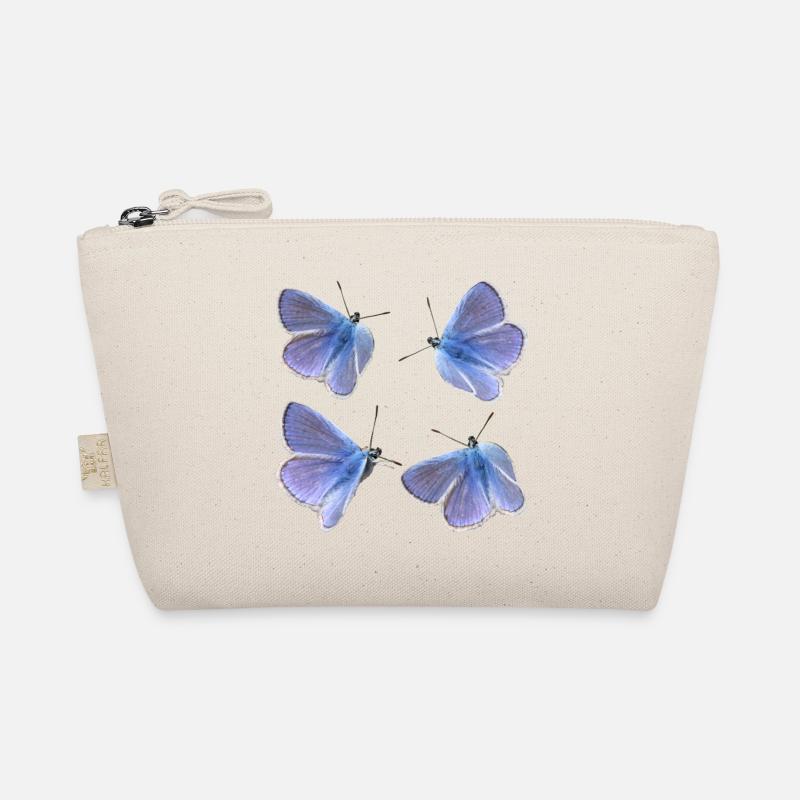 vier Bläulinge Bio-Täschchen