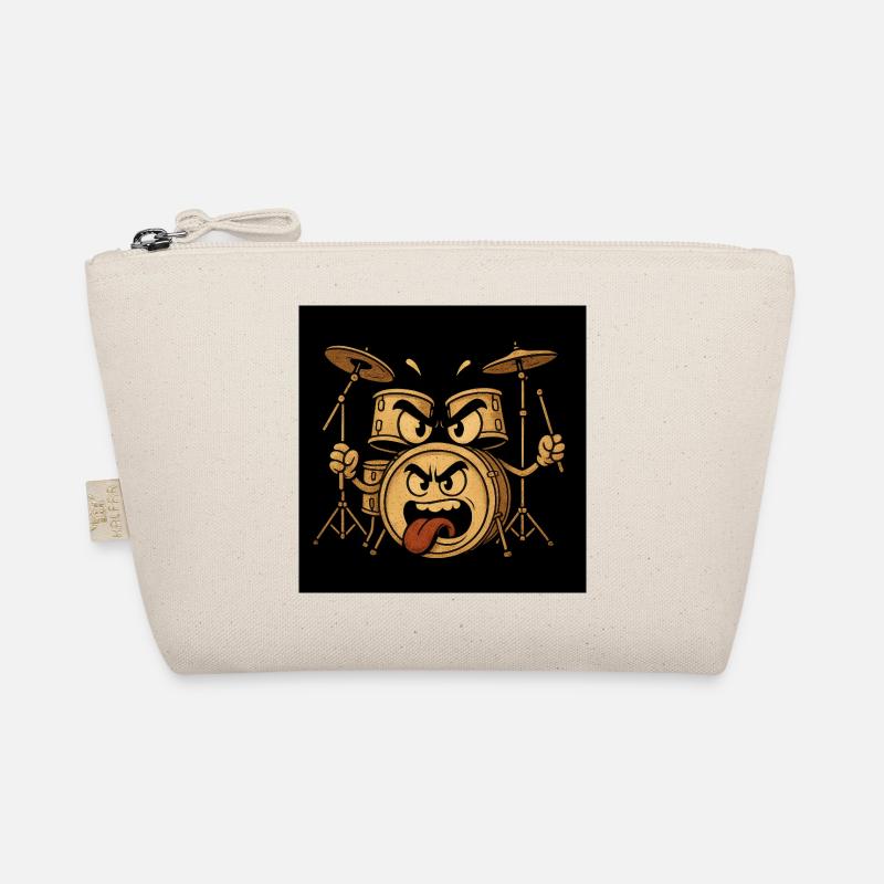 Angry Drum Monster - Organic Pouch - nature