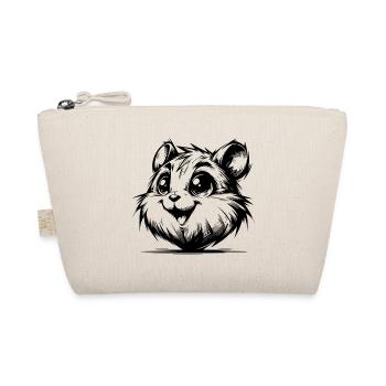 Drôle de hamster sourire Rongeur plein de joie de vivre - Trousse biologique - nature - Devant