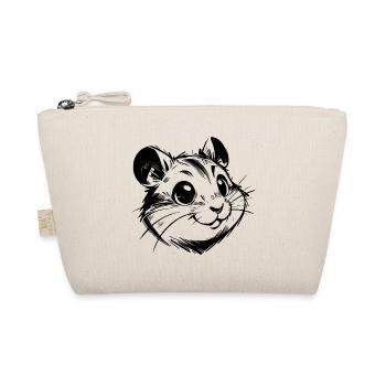 hamster mignon aux yeux joyeux et vifs - Trousse biologique - nature - Devant